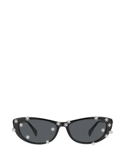 YVMIN flower-embellished cat-eye sunglasses