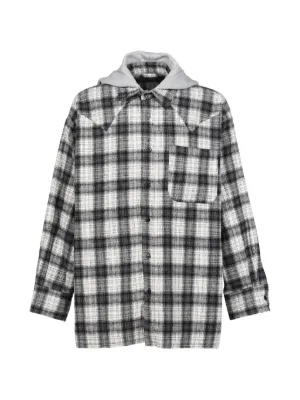 AMIRI チェック シャツ | ブラック | FARFETCH JP