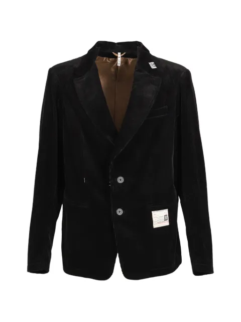 Maison MIHARA YASUHIRO switch front corduroy tailored jacket