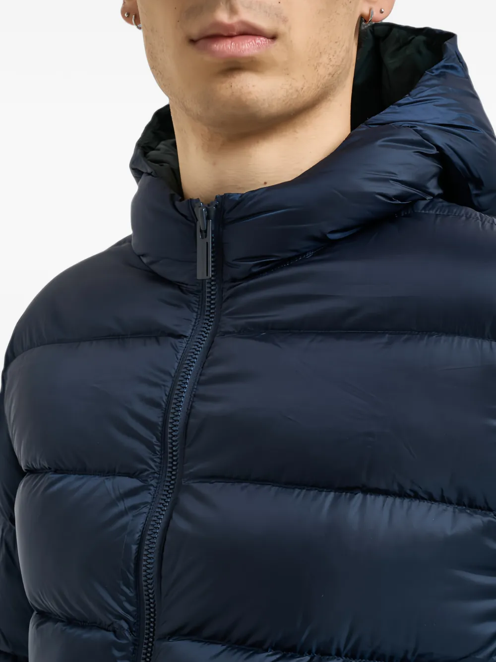 Colmar padded hooded jacket Blauw