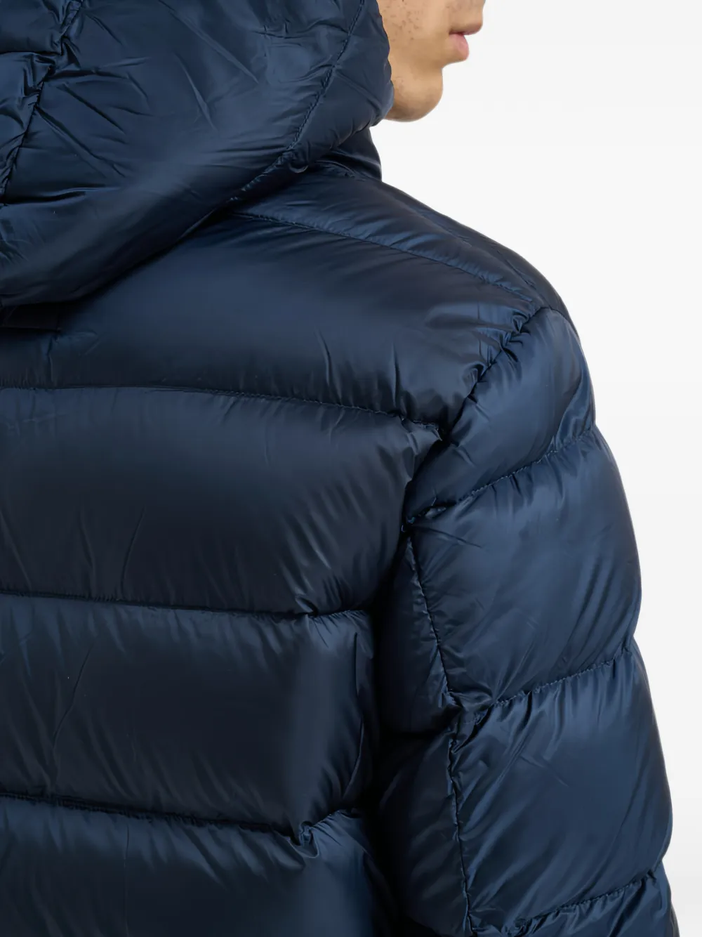 Colmar padded hooded jacket Blauw