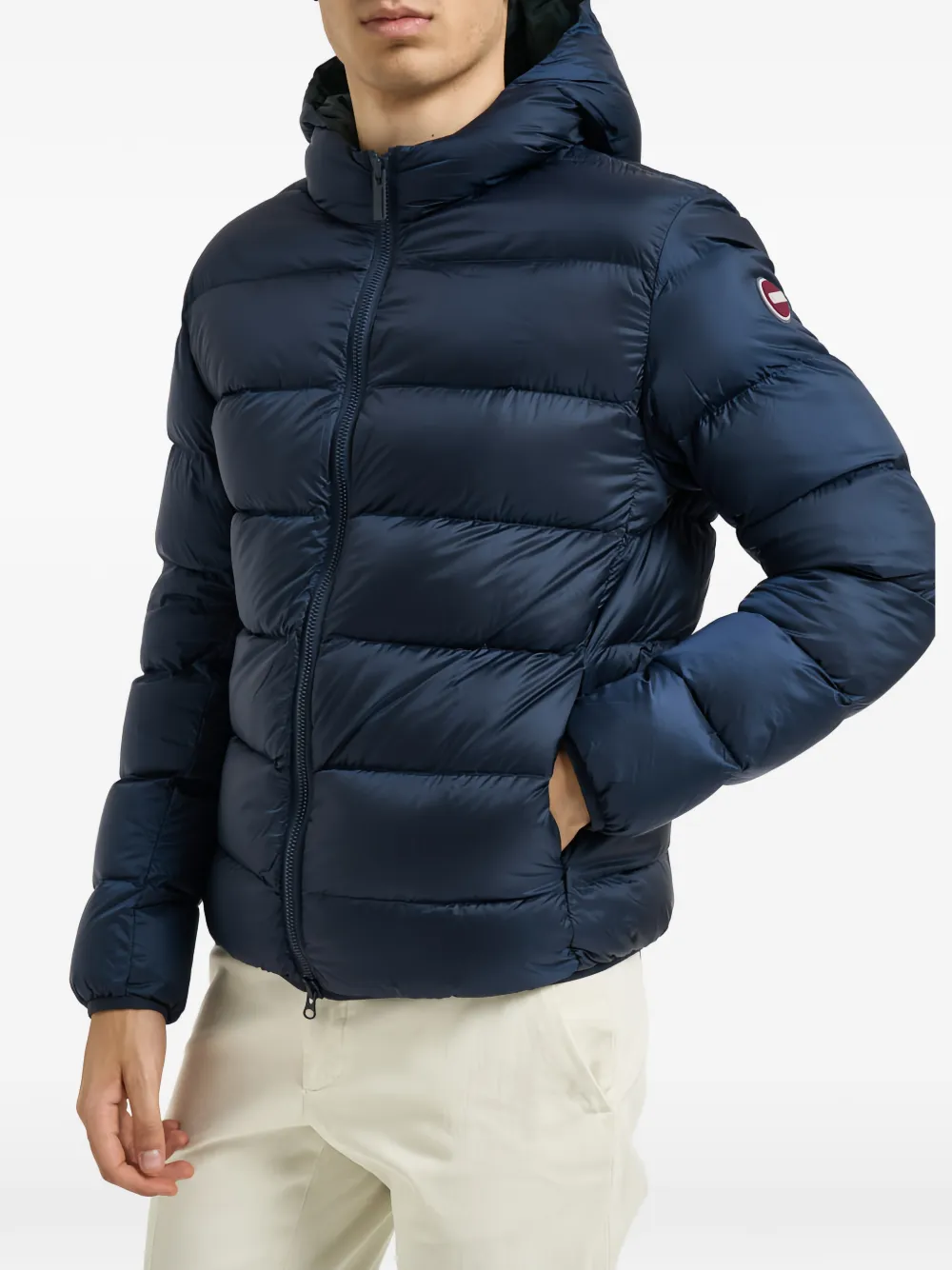 Colmar padded hooded jacket Blauw