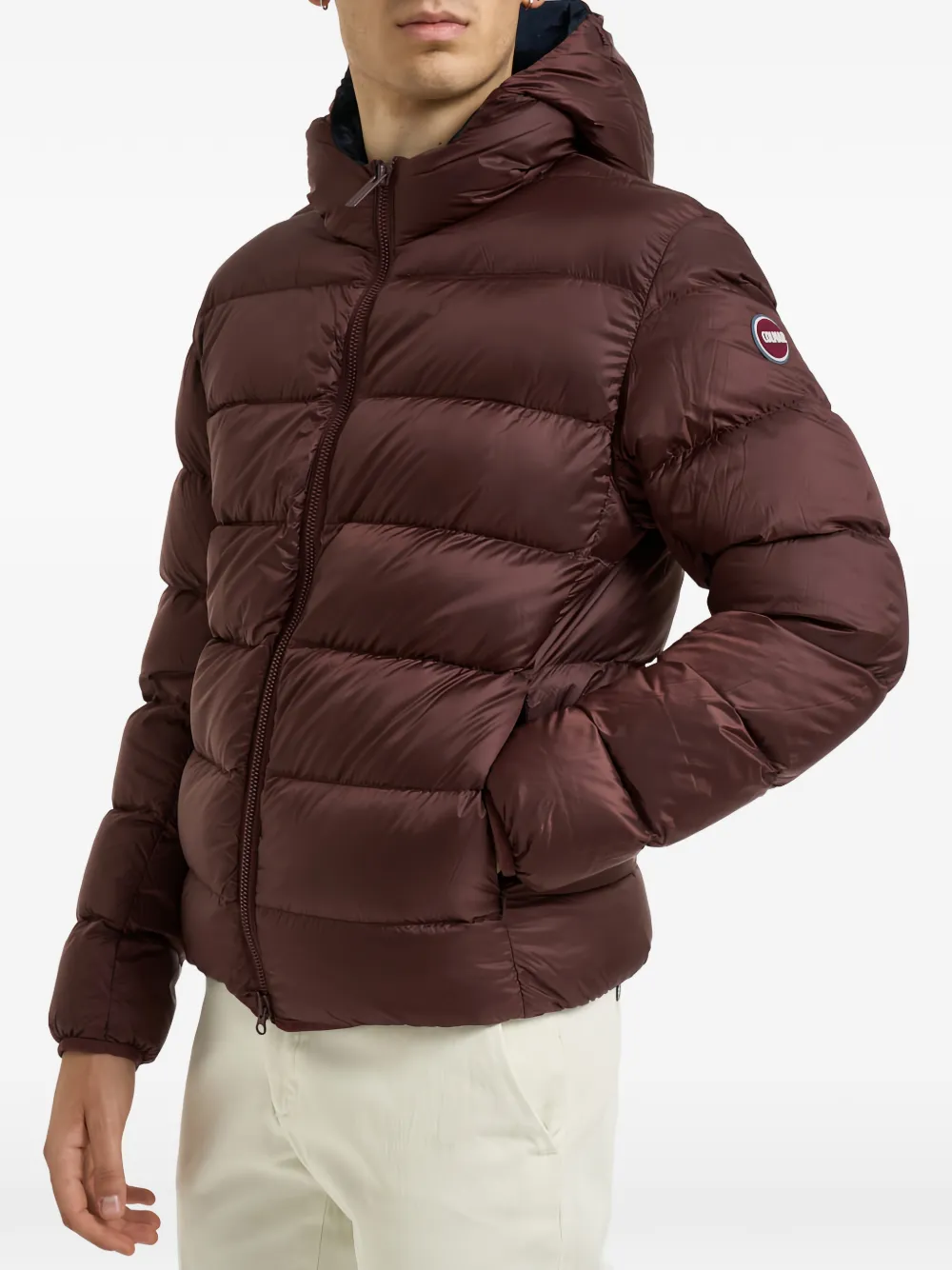 Colmar quilted hooded jacket Bruin