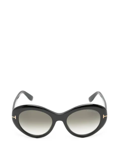 TOM FORD Eyewear солнцезащитные очки Elodie02 в круглой оправе
