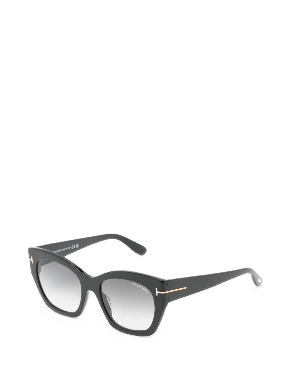 TOM FORD Eyewear Zonnebril met cat-eye montuur Zwart