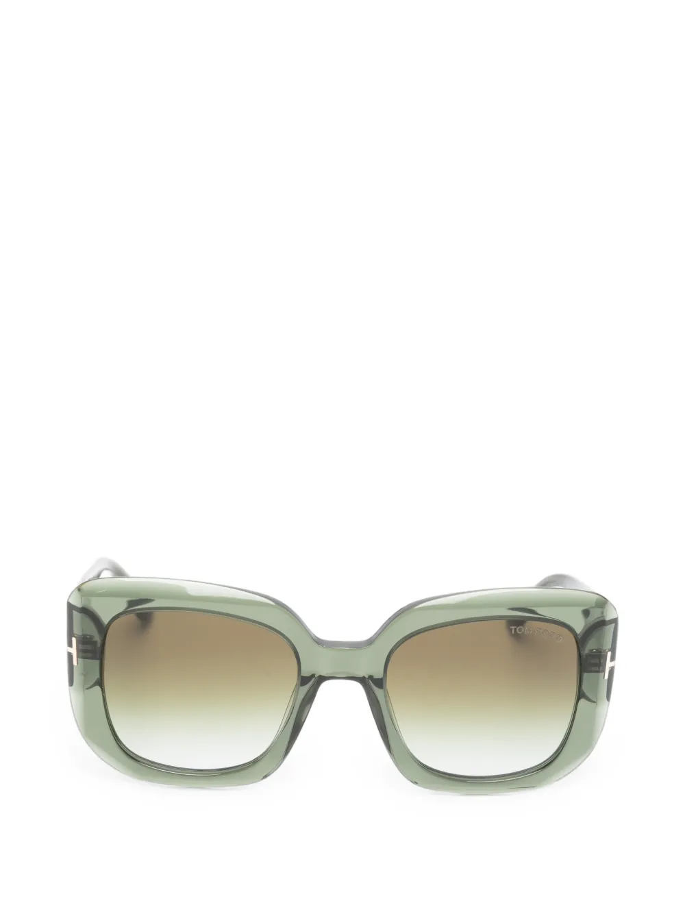 TOM FORD Eyewear Occhiali da sole Carla 02 con montatura squadrata - Verde
