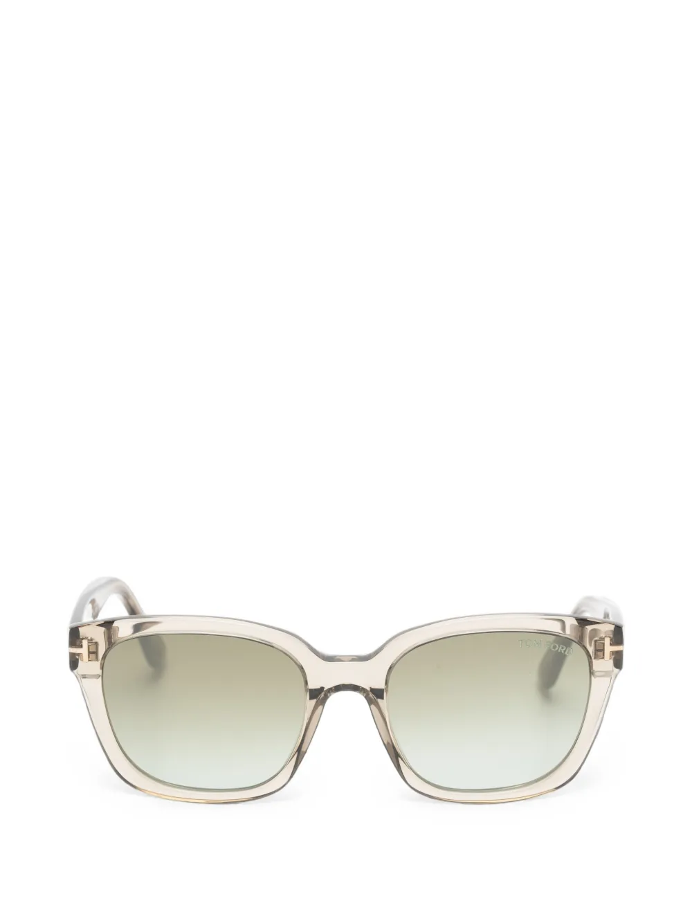 TOM FORD Eyewear T-logo square-frame sunglasses - Toni neutri