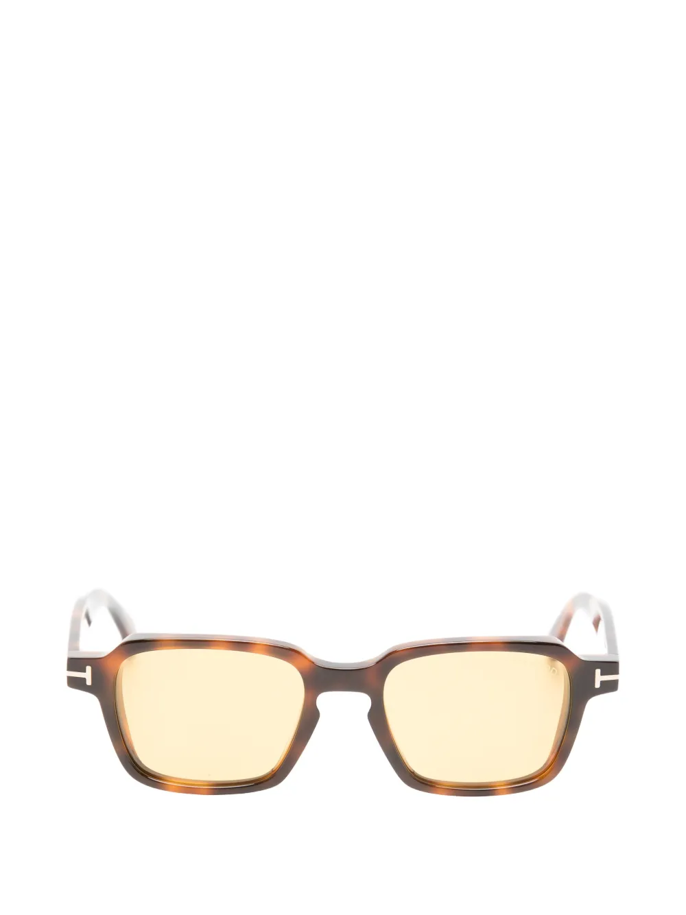 TOM FORD Eyewear Occhiali da sole Ezra02 con montatura squadrata - Marrone