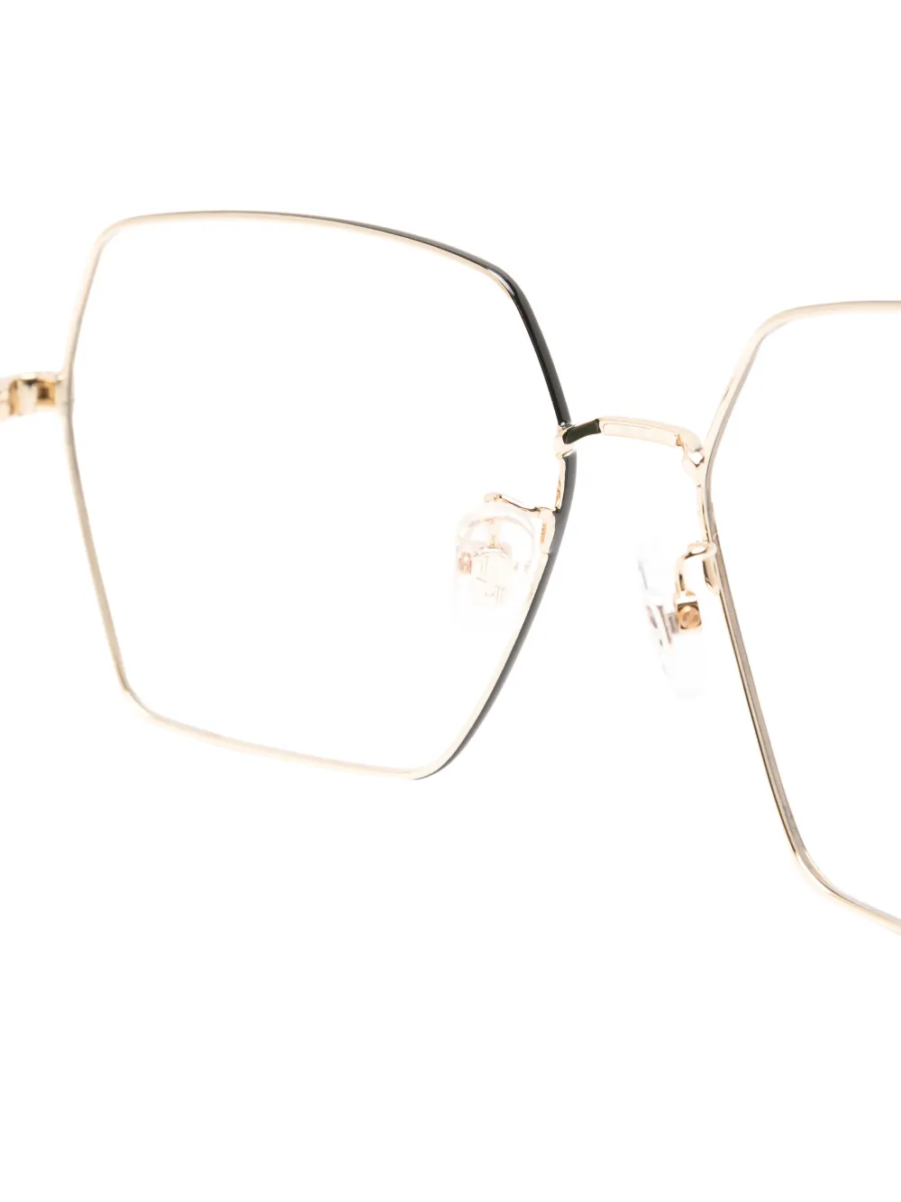 Carrera Bril met geometrisch montuur Goud