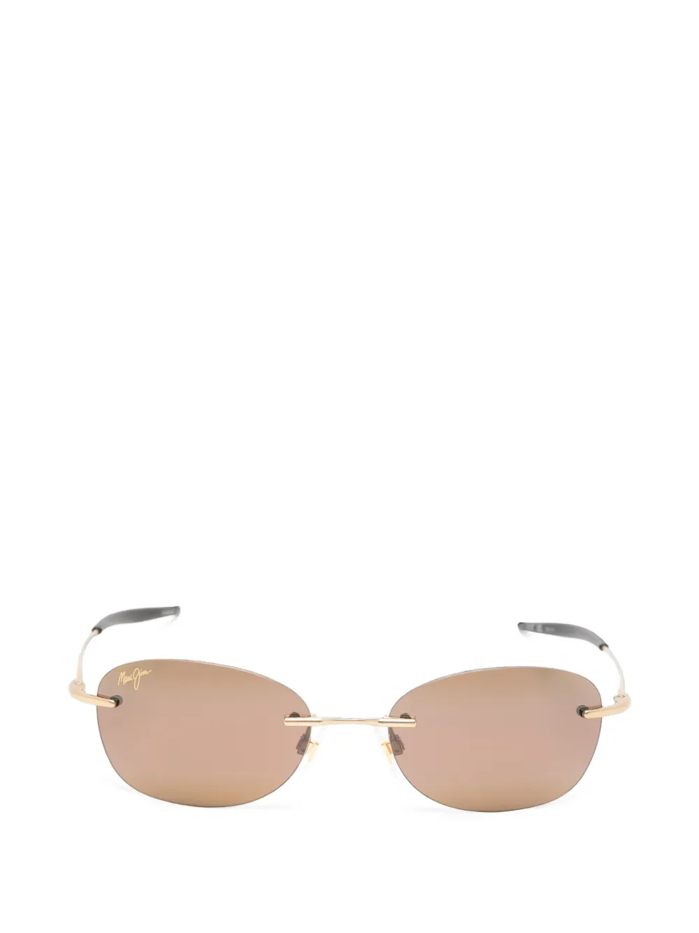 Maui Jim Ovale Kaila Sonnenbrille - Gold