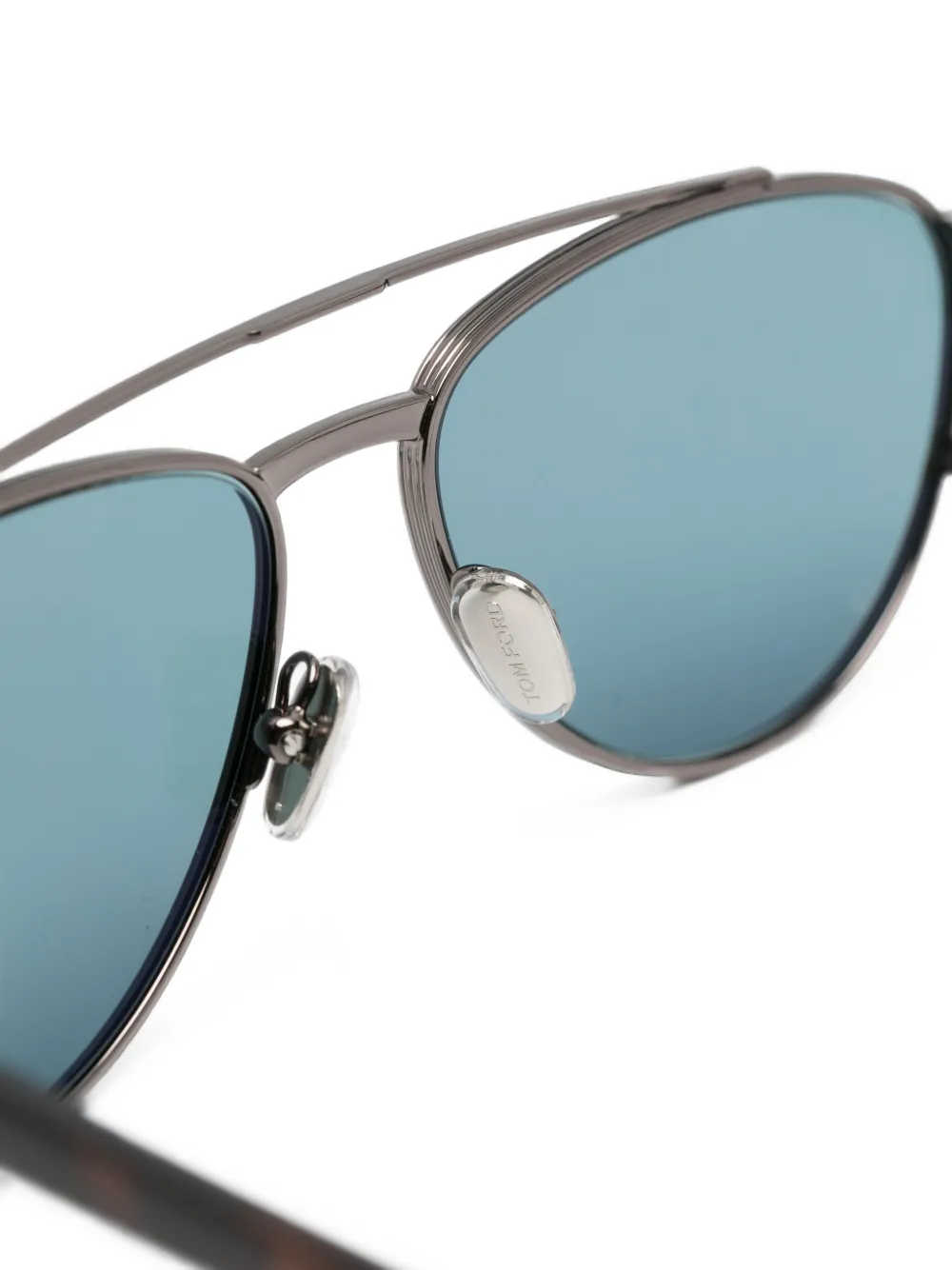 TOM FORD Eyewear Zonnebril met piloten montuur Grijs