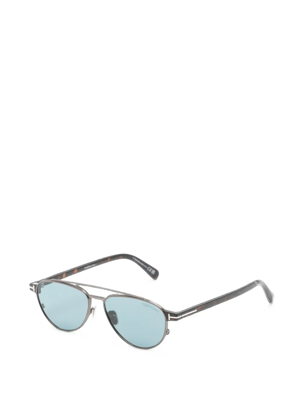 TOM FORD Eyewear Zonnebril met piloten montuur Grijs