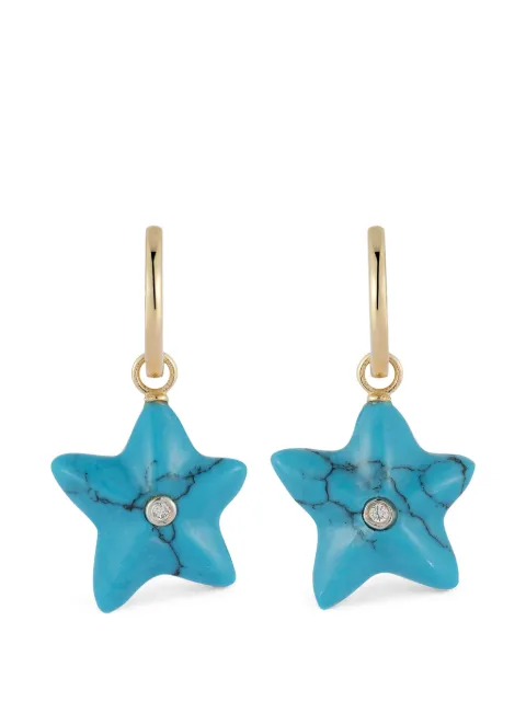 Mateo turquoise starfish drop earrings