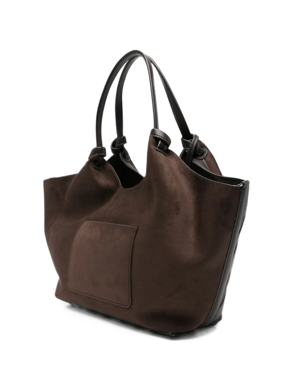 DKNY Medium Paula shopper met diagonale streep Bruin