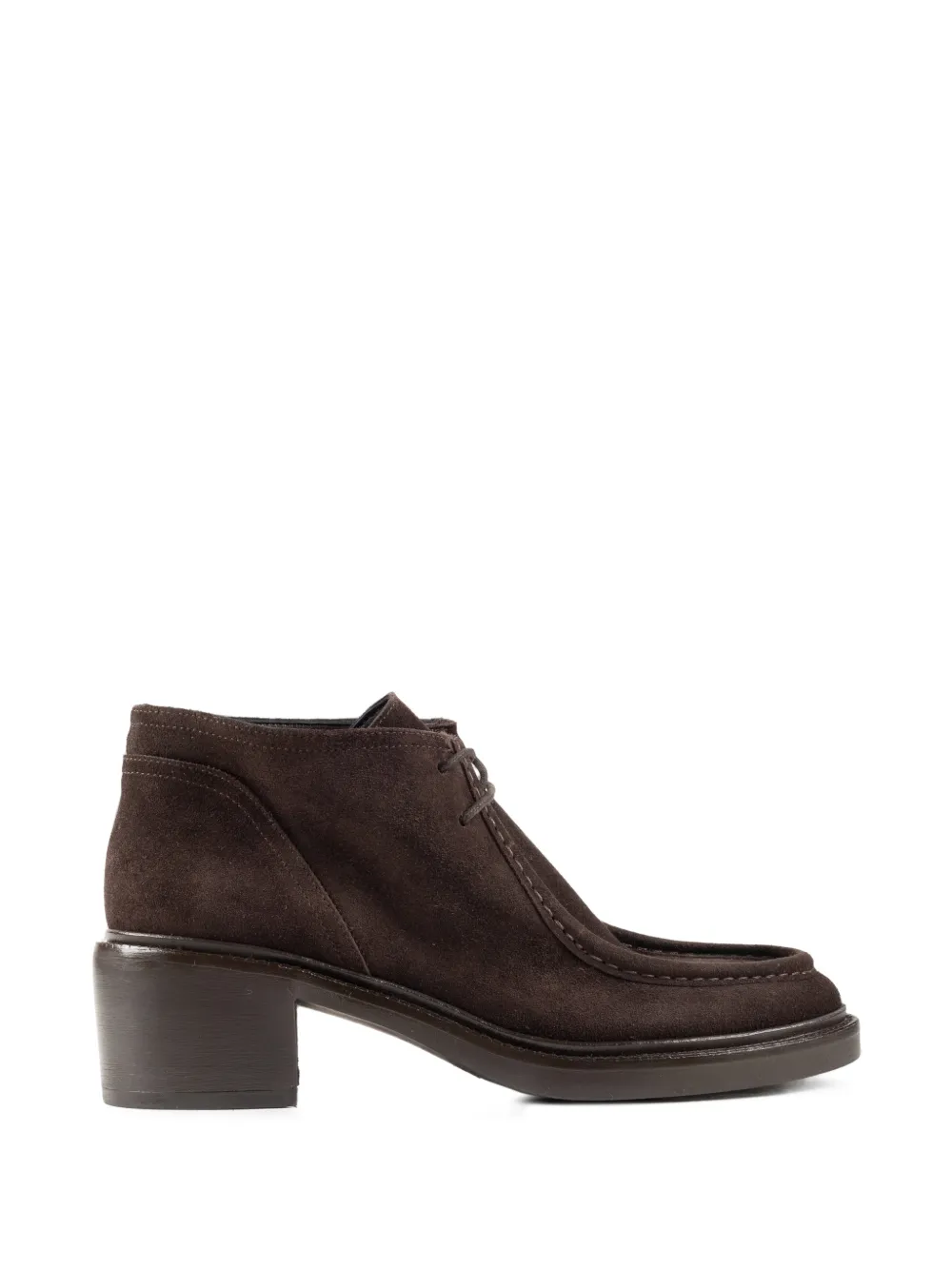 CHUCKIES lace-up suede pumps
