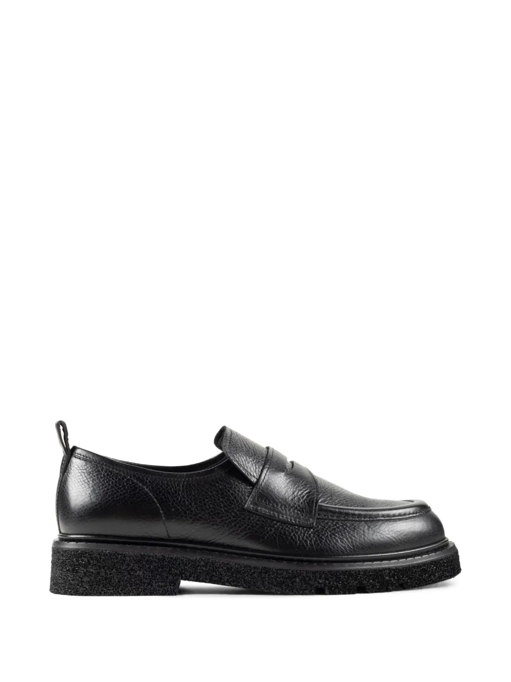 CHUCKIES leather chunky loafers