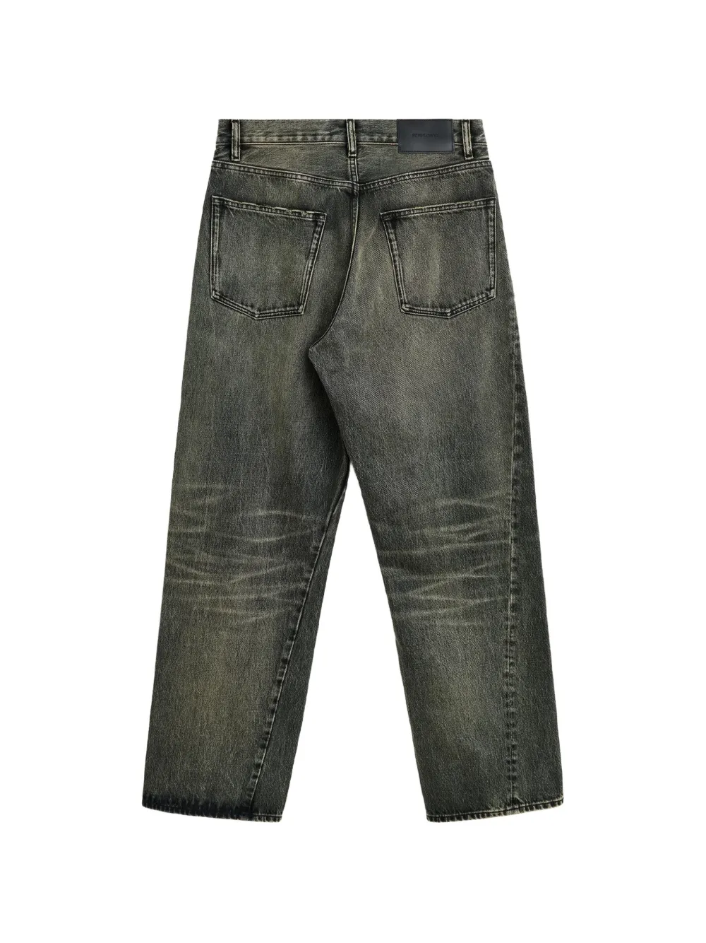 Sunflower Jeans met wijde pijpen en gedraaide constructie Grijs