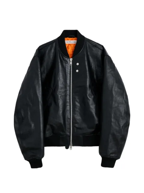 Sunflower leather flight jacket
