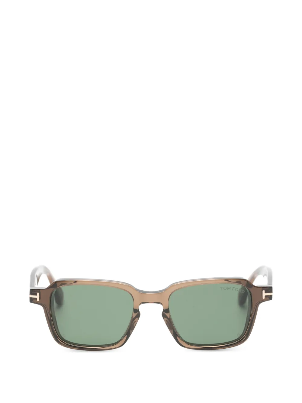 TOM FORD Eyewear Occhiali da sole Jules rettangolari - Marrone