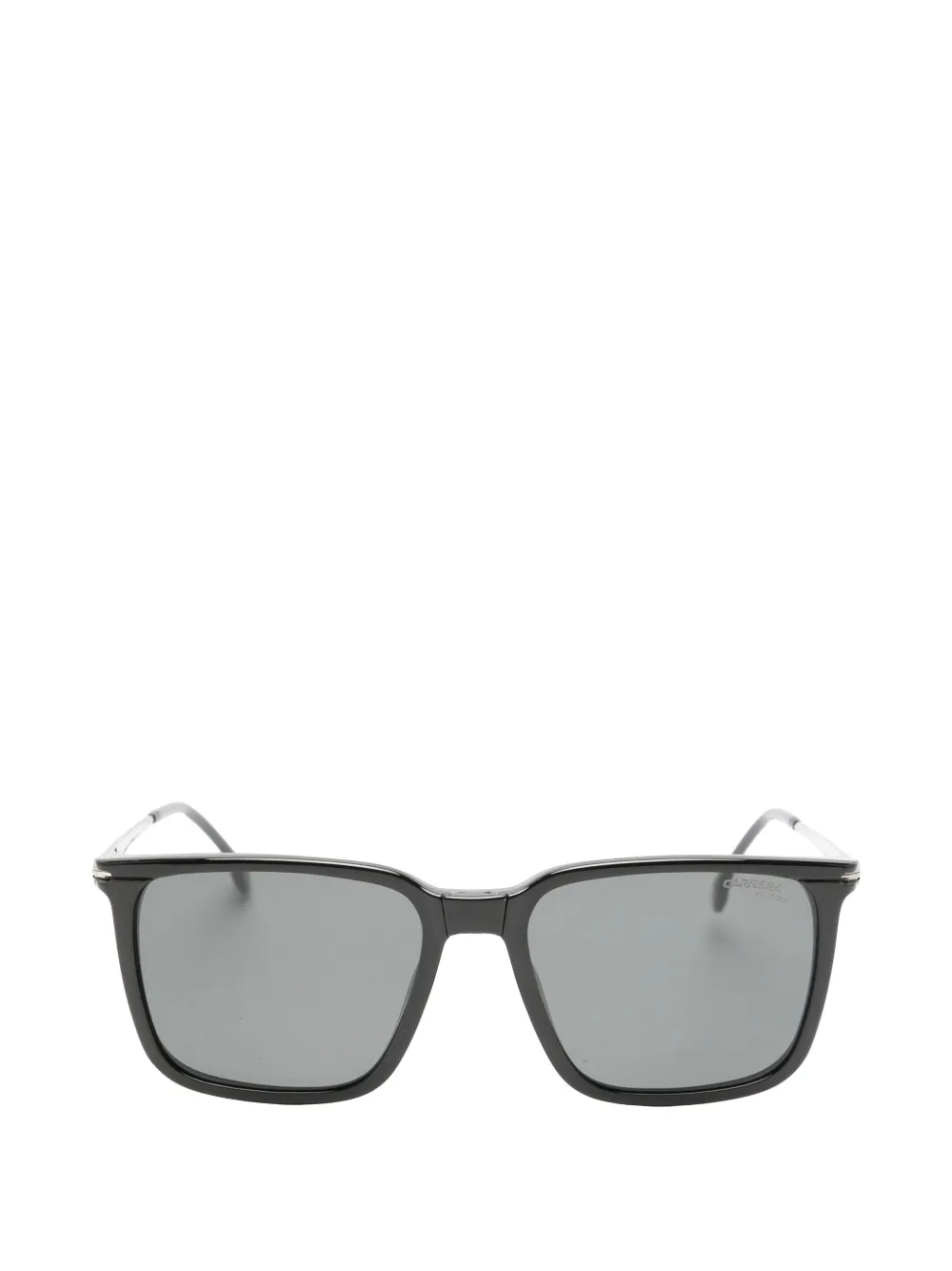 Carrera Square-frame Clip-on Glasses In Silver