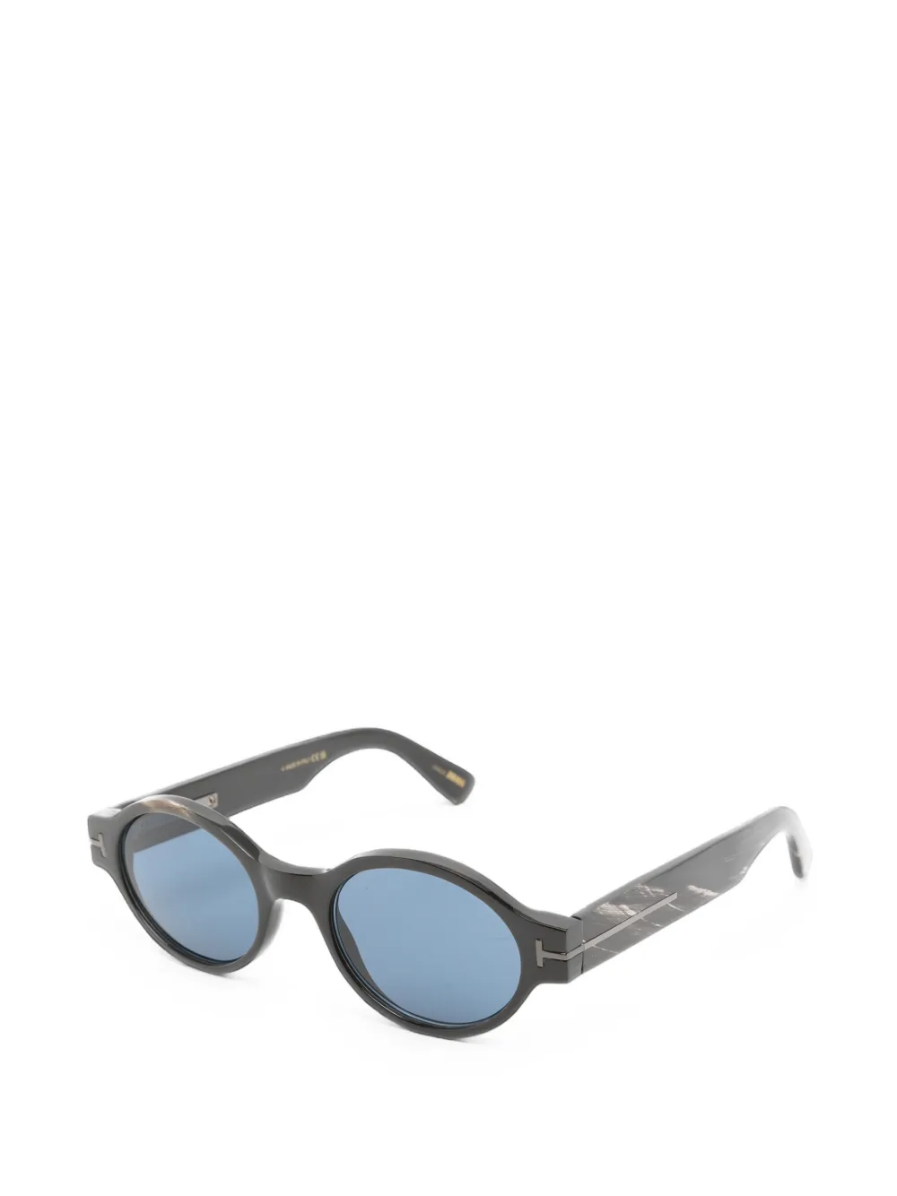 TOM FORD Eyewear Private round-frame sunglasses Zwart