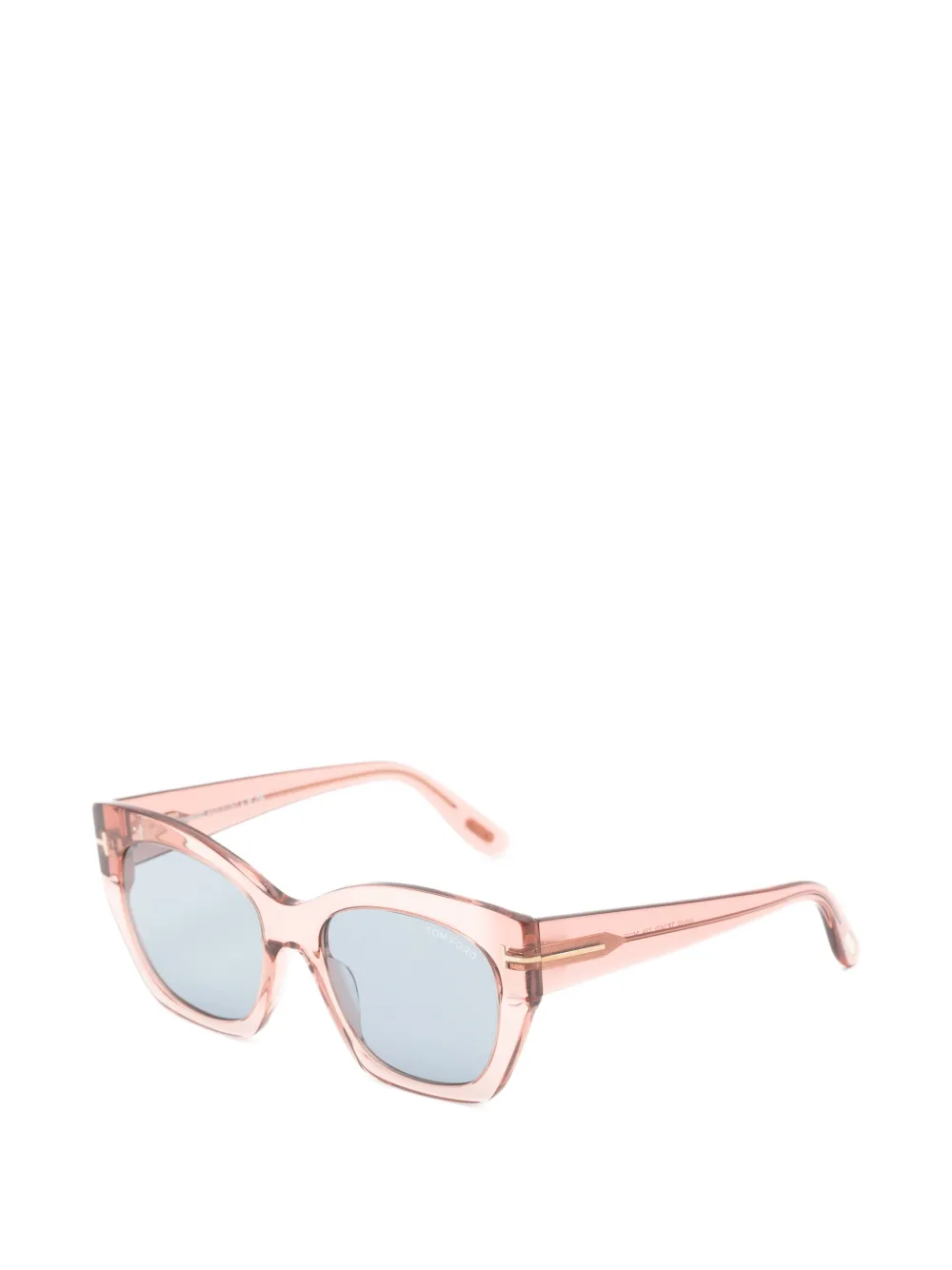 TOM FORD Eyewear Joni 02 zonnebril met cat-eye montuur en T-logo Roze