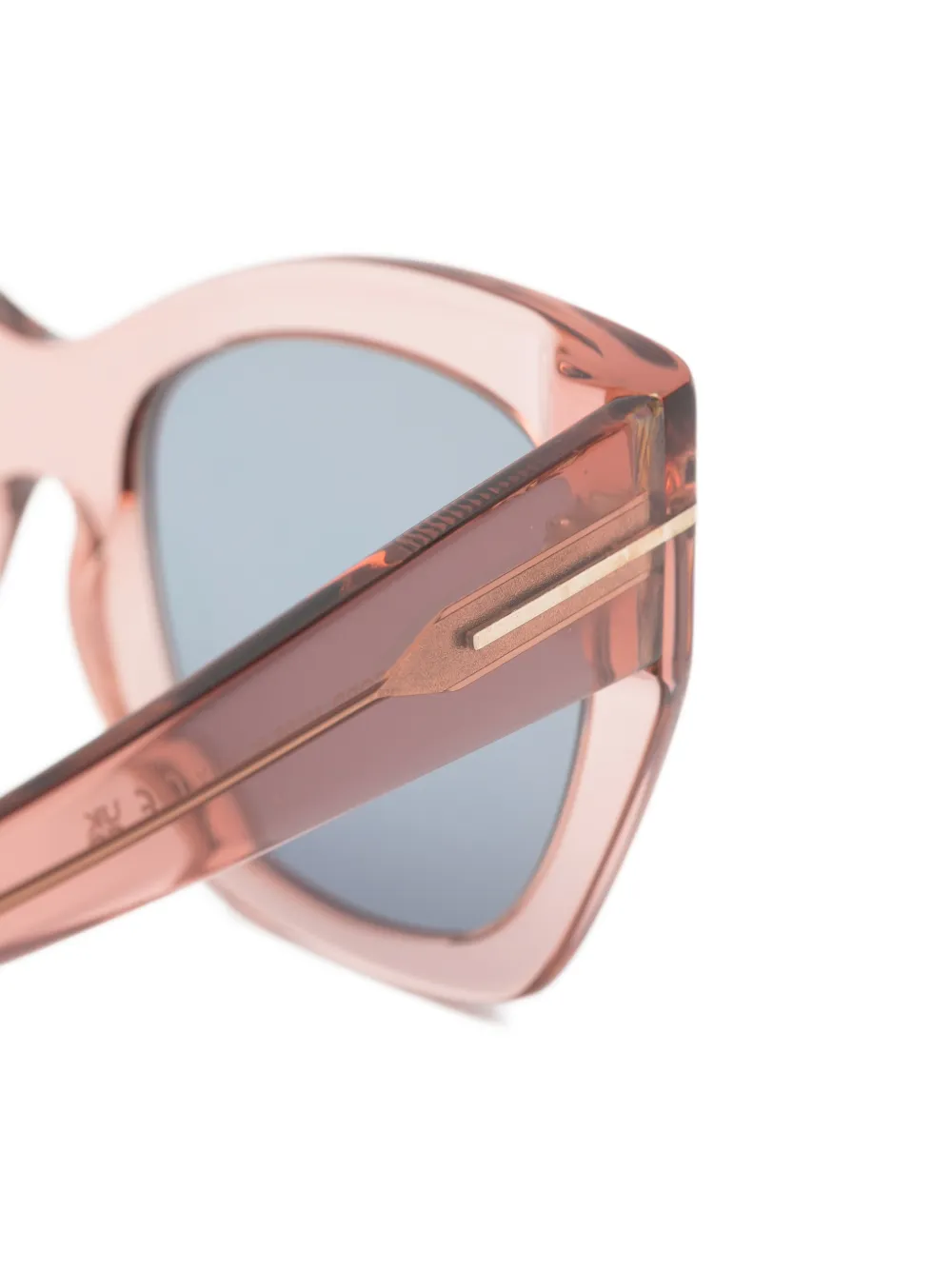 TOM FORD Eyewear Joni 02 zonnebril met cat-eye montuur en T-logo Roze