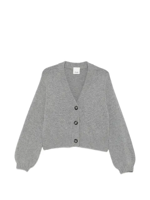 Allude V-neck knitted cardigan