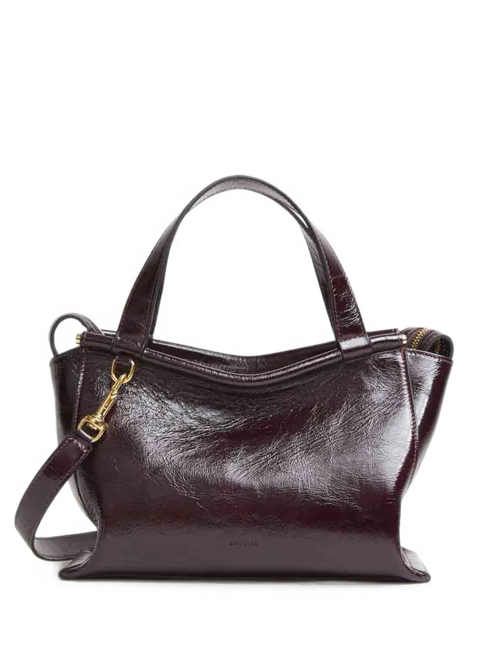 Wandler Ida patent leather tote bag