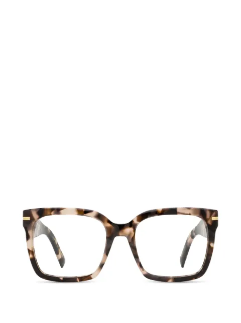 BOSS pink-Havana optical frames with gold-tone hinges