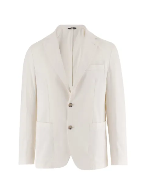 BOSS notched-lapel single-breasted blazer