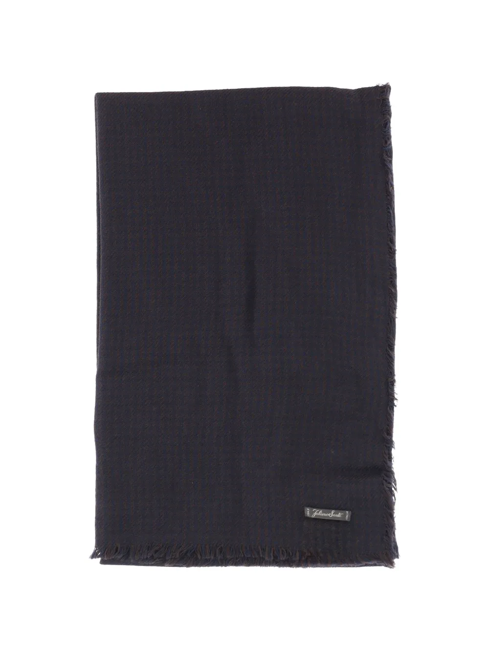 Faliero Sarti Zanina houndstooth scarf - Blu