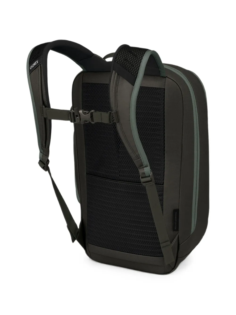 Osprey Transporter rugzak met rasterpatroon Groen