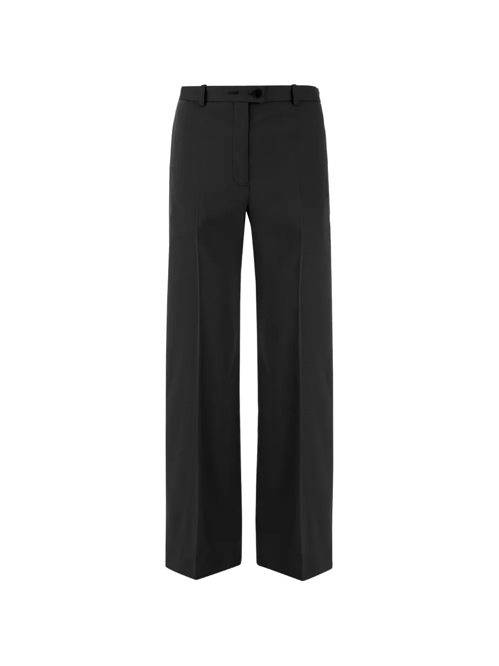 Jil Sander Pressed-crease Trousers In Black