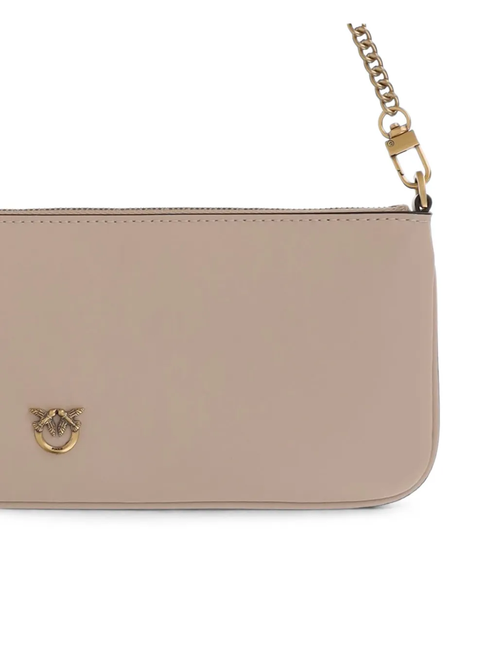 PINKO Schoudertas met schakelketting Beige