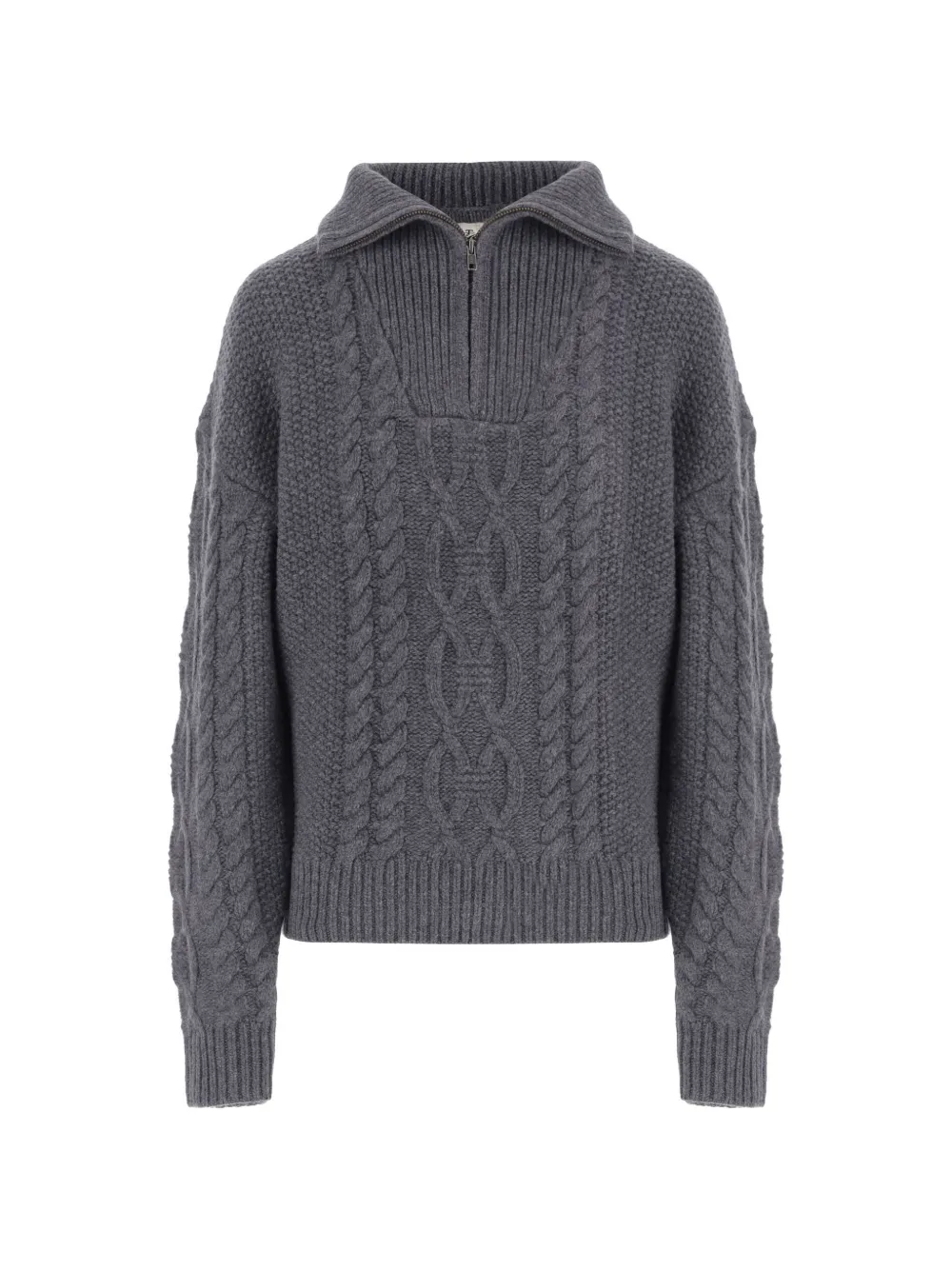 The Garment cable-knit quarter-zip sweater