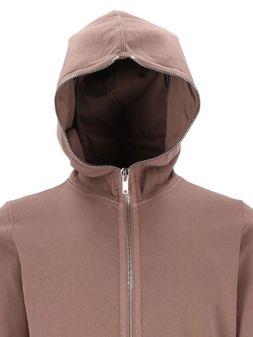 Rick Owens DRKSHDW Hoodie met rits Rood