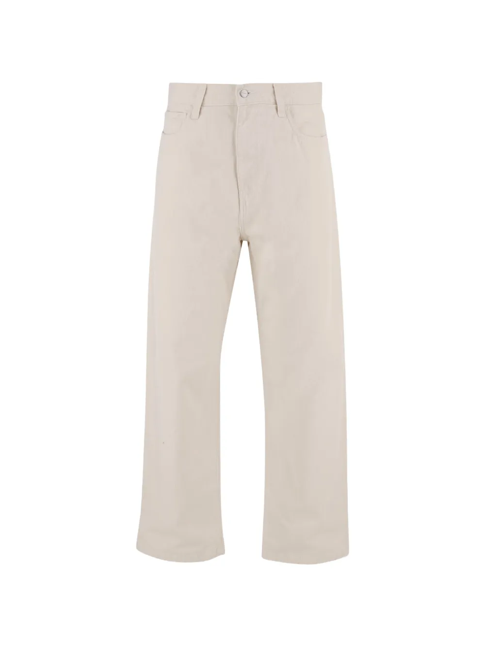 Carhartt WIP logo-patch straight-leg jeans - Toni neutri