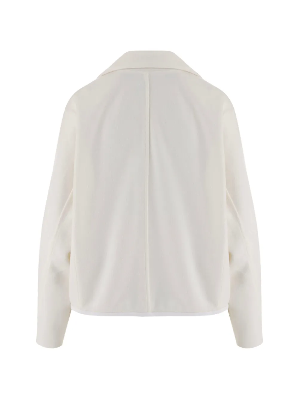 Giorgio Armani Wollen trui met sjaalrevers Wit