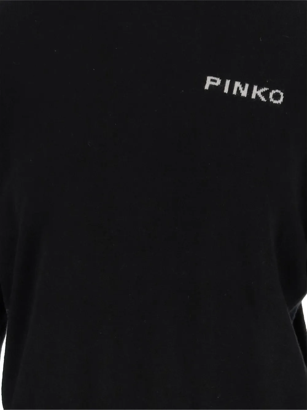 PINKO Love Birds intarsiagebreide trui Zwart
