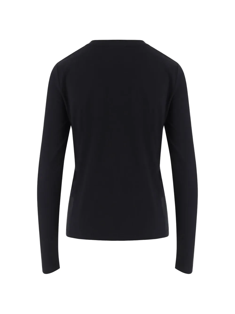 PINKO T-shirt met lange mouwen en verfraaide logo-patch Zwart