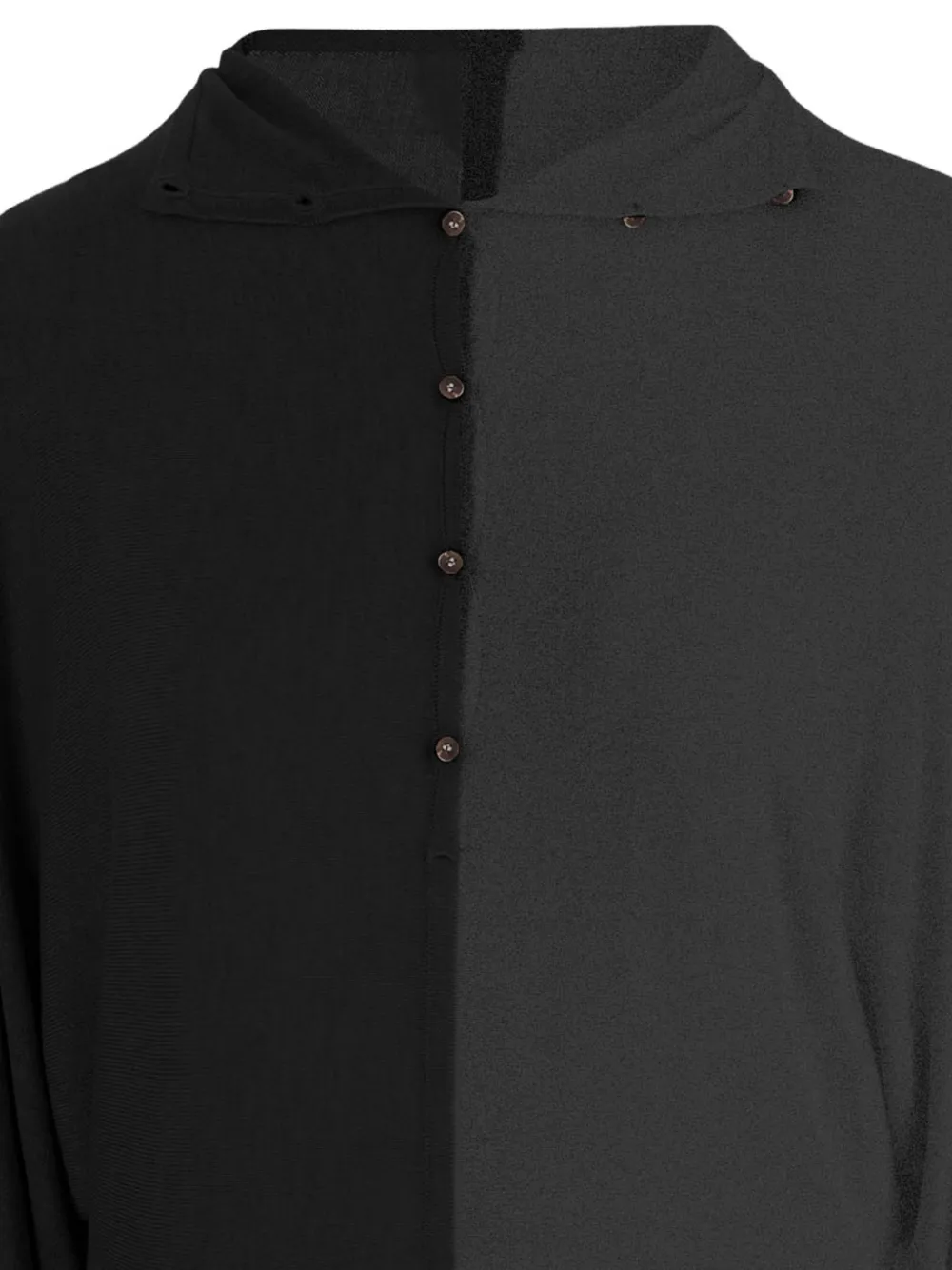 Jacquemus Tweekleurige top Zwart