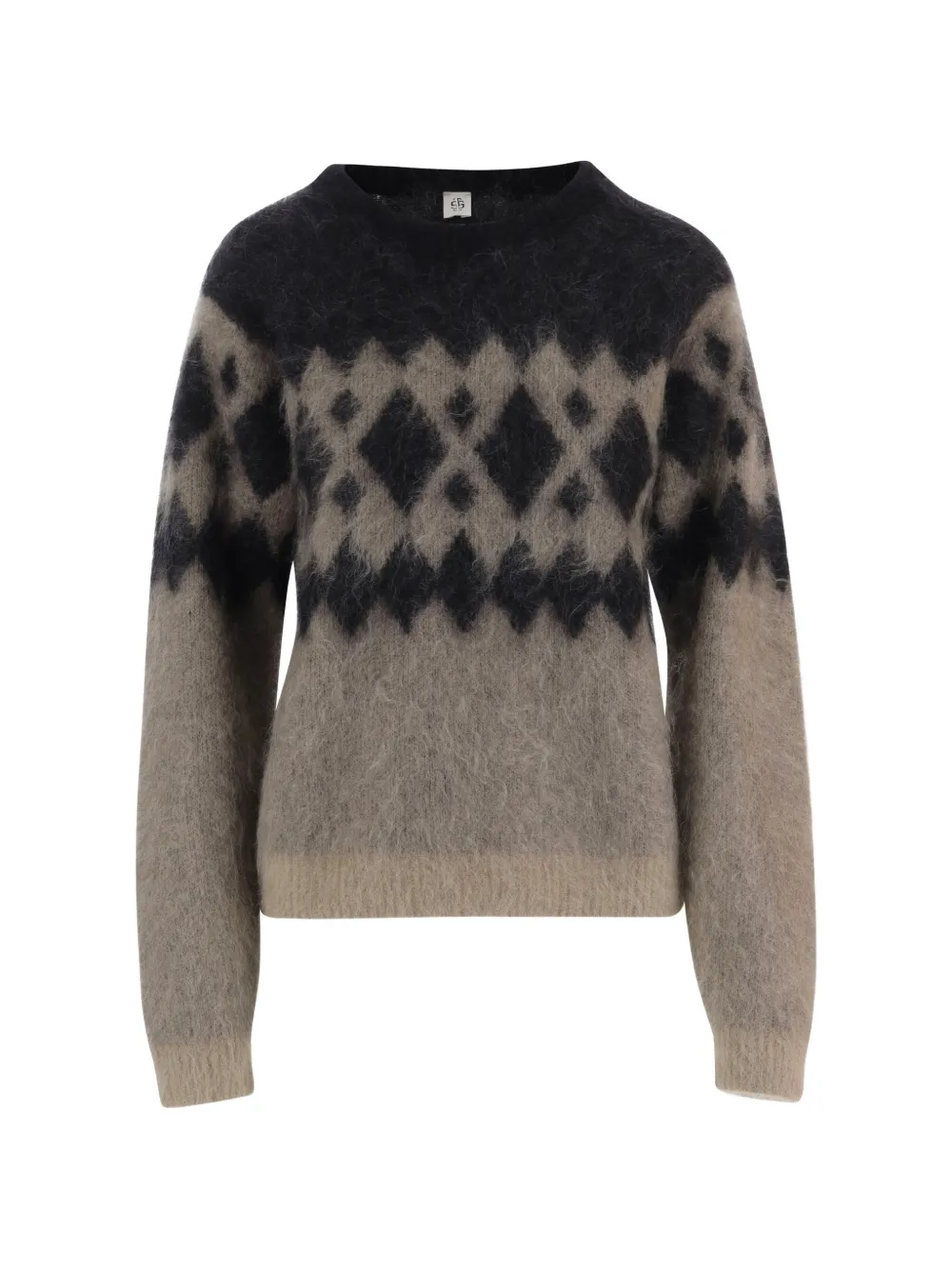 The Garment Roma argyle-intarsia mohair-blend sweater