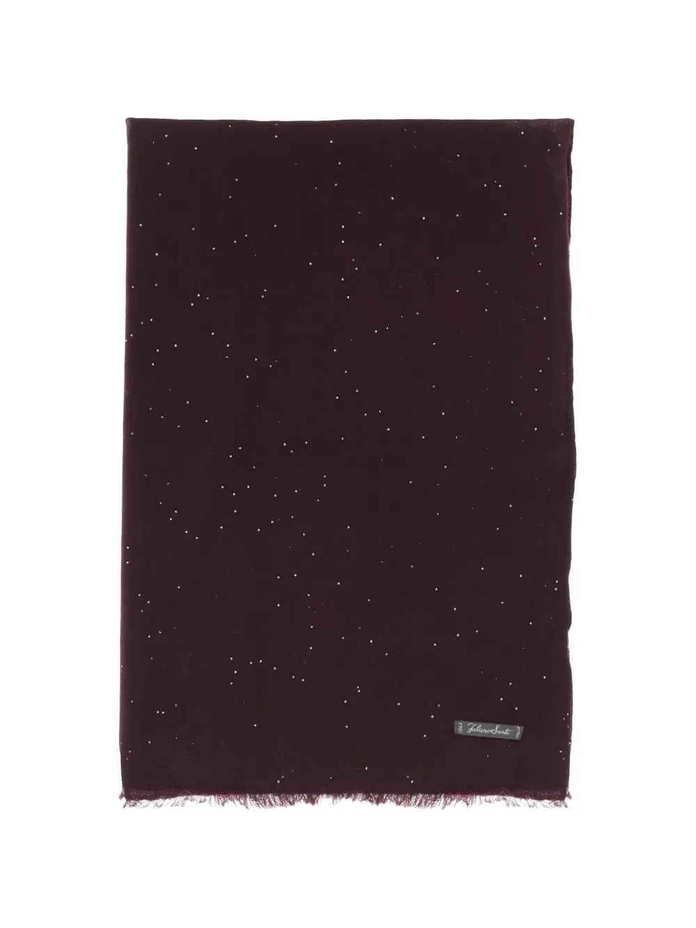 Faliero Sarti Raissa sequin-embellished scarf - Rosso