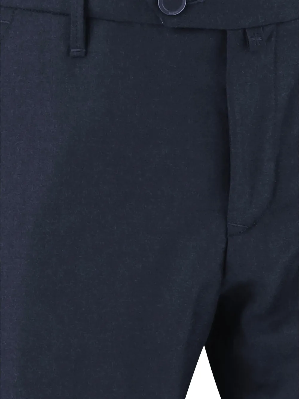 Jacob Cohën Plooibroek met omgeslagen pijpen Blauw