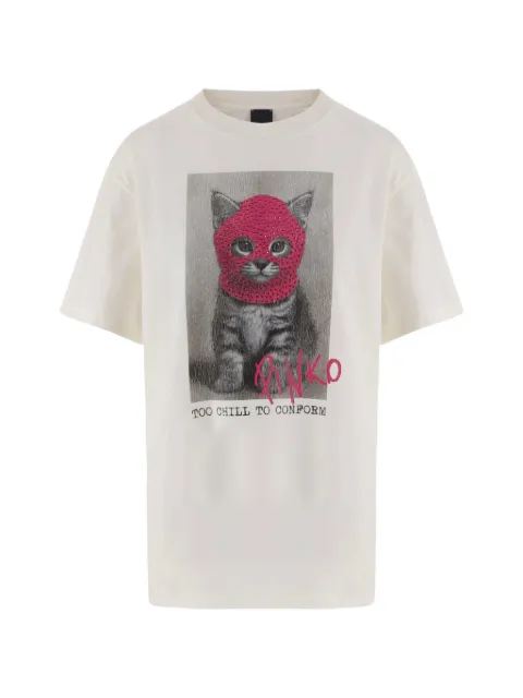 PINKO graphic-print T-shirt