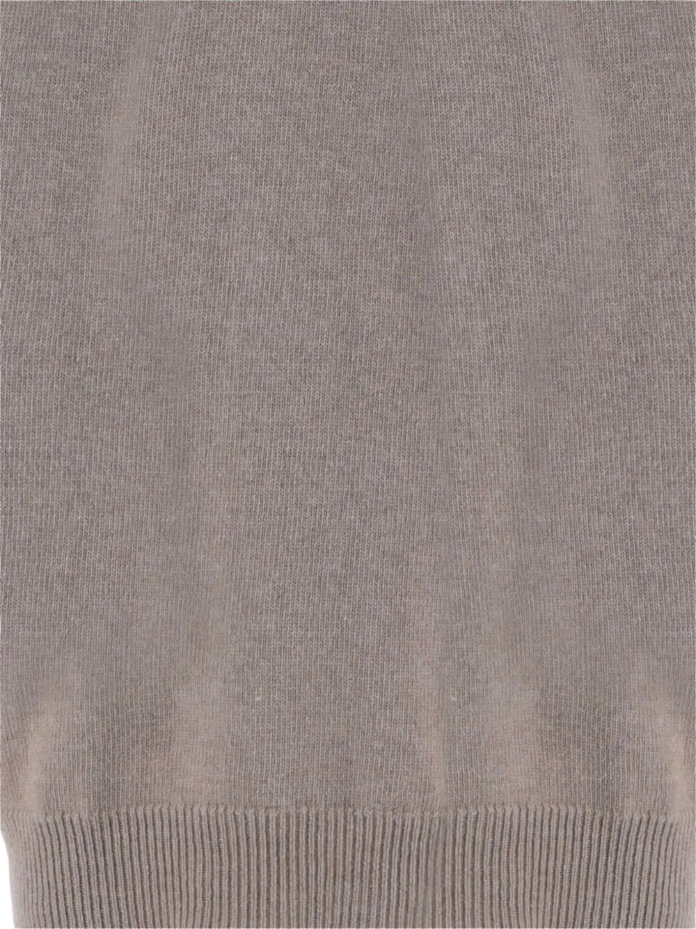 Jil Sander Wollen trui met ronde hals en geribbelde afwerking Beige
