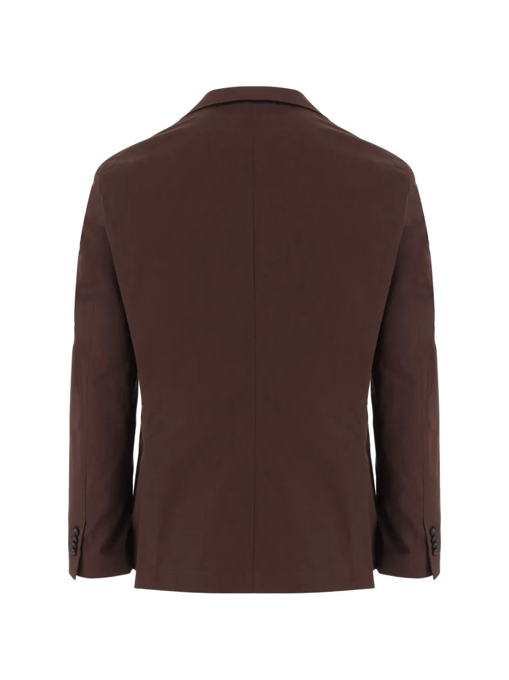 BOSS Blazer met enkele rij knopen en gekerfde revers Bruin