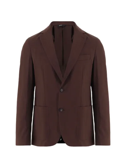 BOSS single-breasted notched-lapels blazer