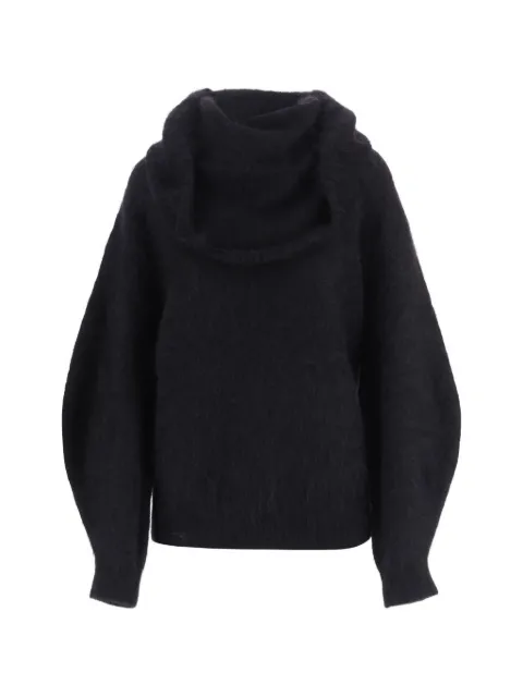 The Garment Roma mohair-blend draped-neck sweater